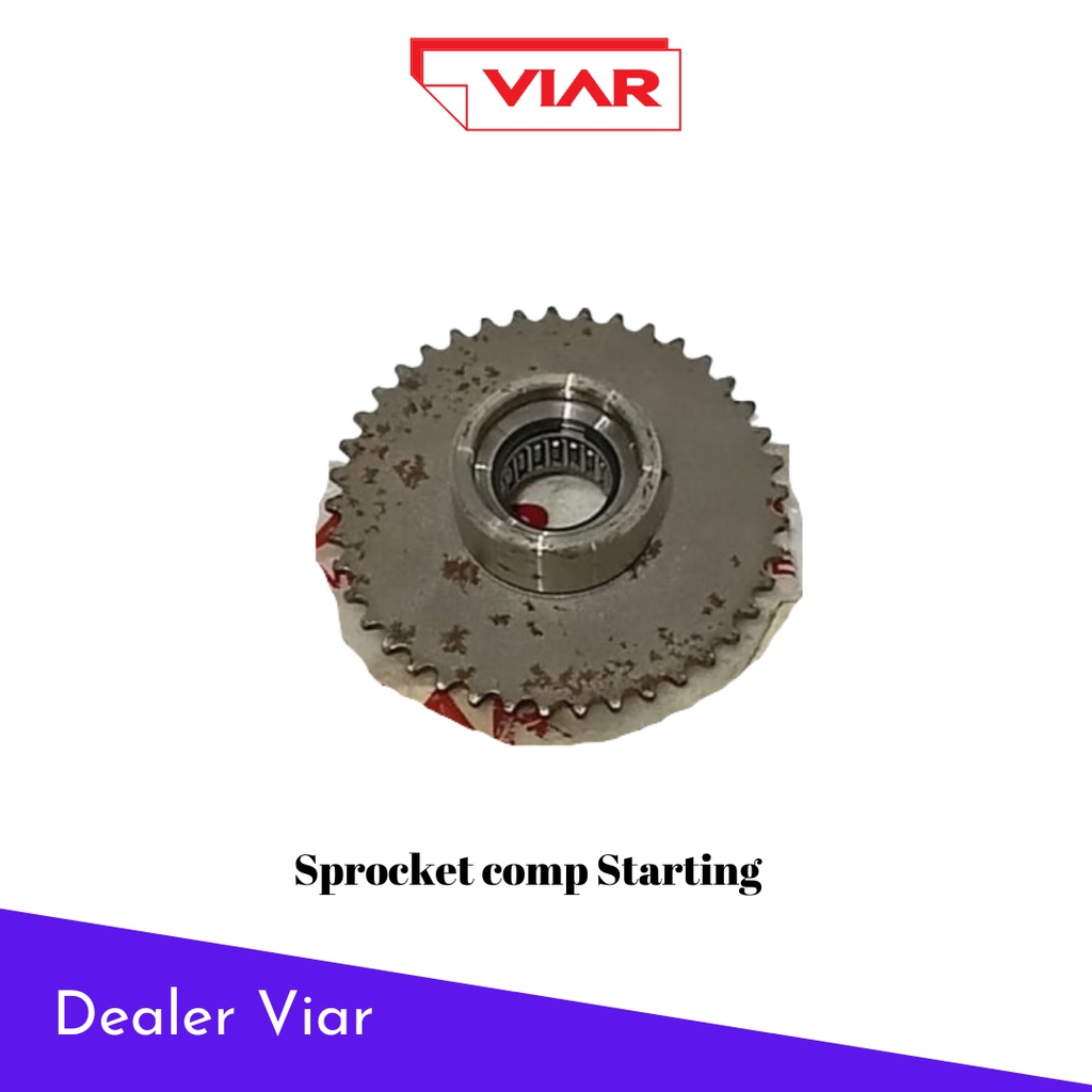 Spare Part Viar dudukan gear STAR Z Original (SPROCKET COMP STARTING)