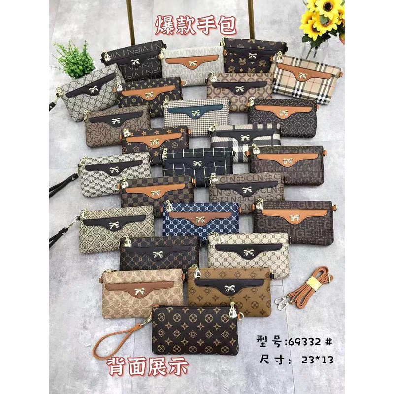 clutch slempang 69332 uk 23x13 cm, import