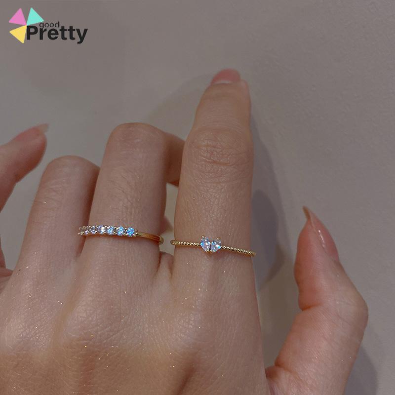 Cincin Jari Telunjuk Desain Hati Ukuran Kecil Untuk Anak Perempuan - PD