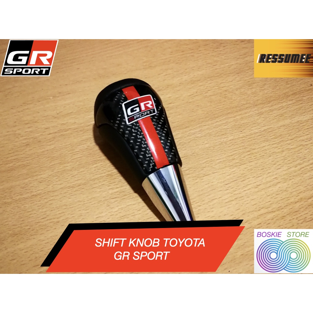 Shift Knob Toyota GR Sport PNP Kendaraan Toyota Model Drat Putar