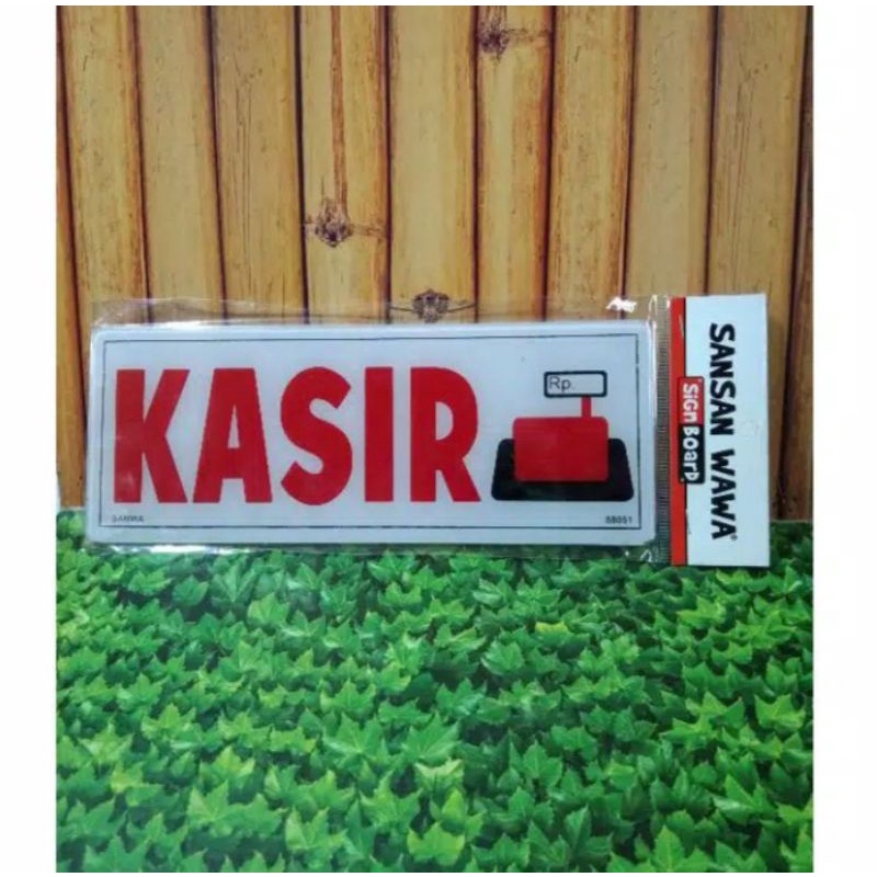 

Sign Board Acrylic (Kasir)