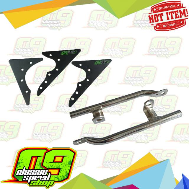 Manisan Pemanis Siku rangka body Set Begel CB Panjang Tebal