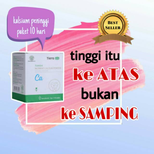 

NUTRIENT CALCIUM POWDER/SUSU KALSIUM PENINGGI BADAN TIENS