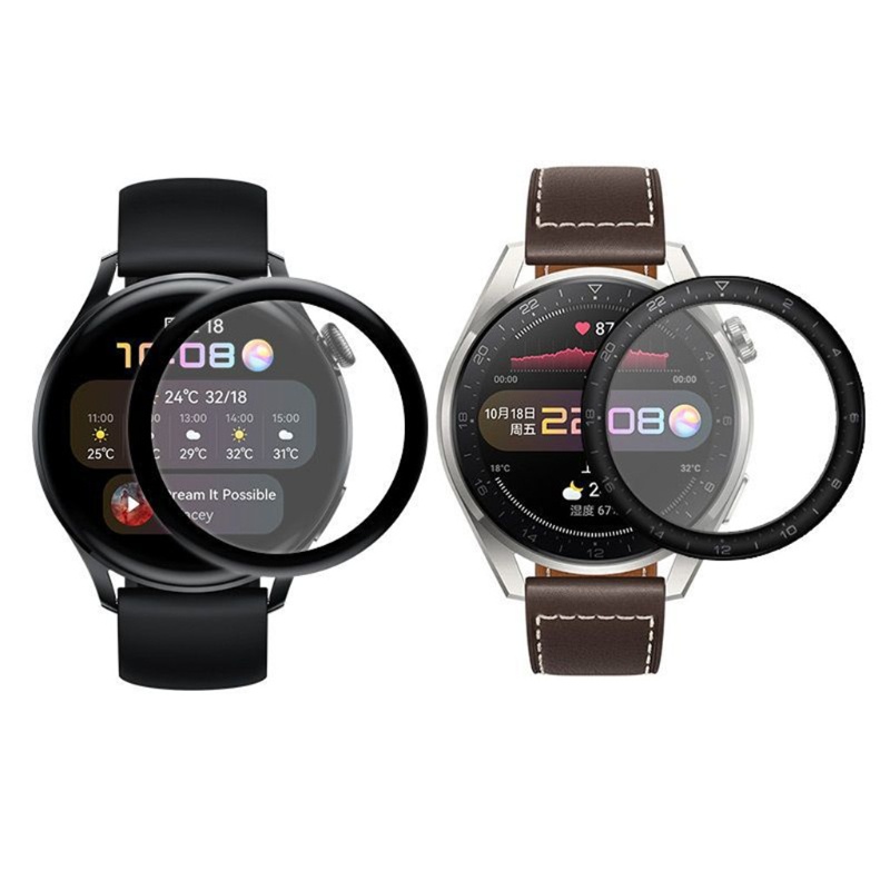 Btsg 2Pcs Pelindung Layar Untuk Jam Tangan3/3pro Strap for Smart Watch Full