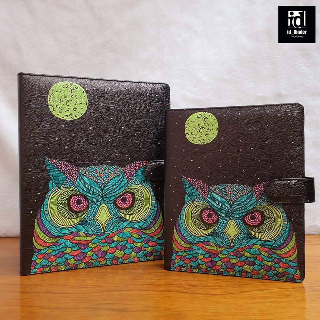 

BINDER PRINTING MOTIP OWL MOON A5 DAN B5