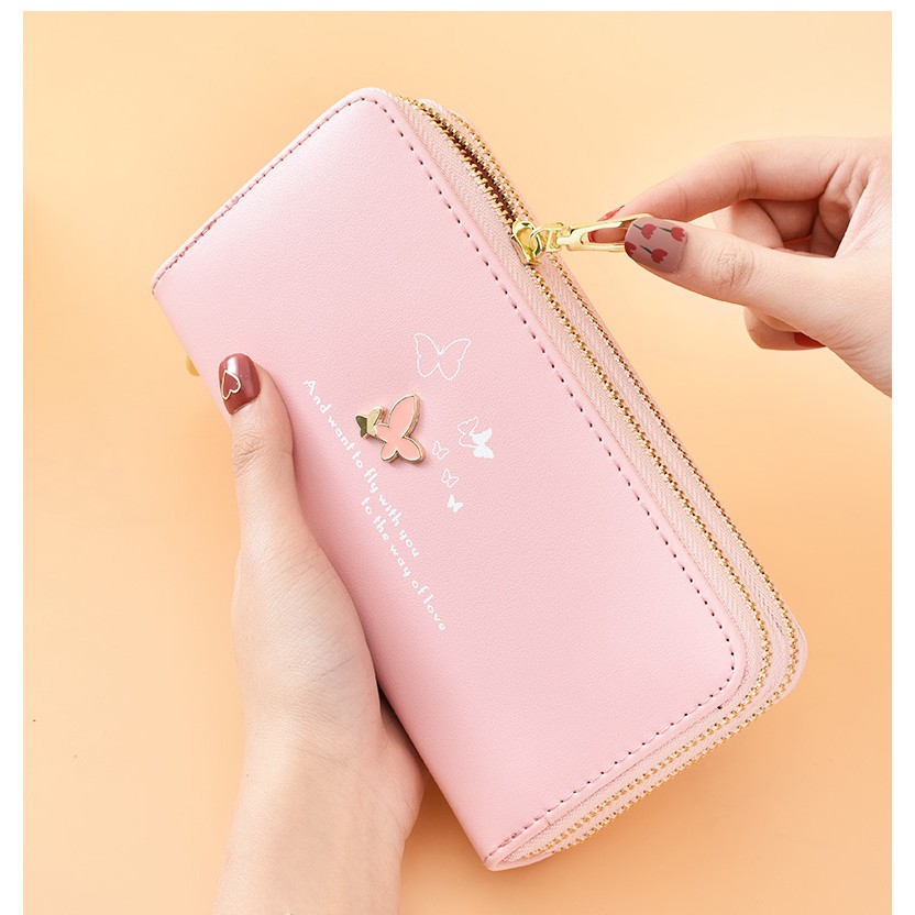 Gak Nyesel Beli Dompet Ini JX 647 - Dompet Import Panjang Double Resleting - Dompet Wanita - Dompet Import - Dompet Import Berkualitas