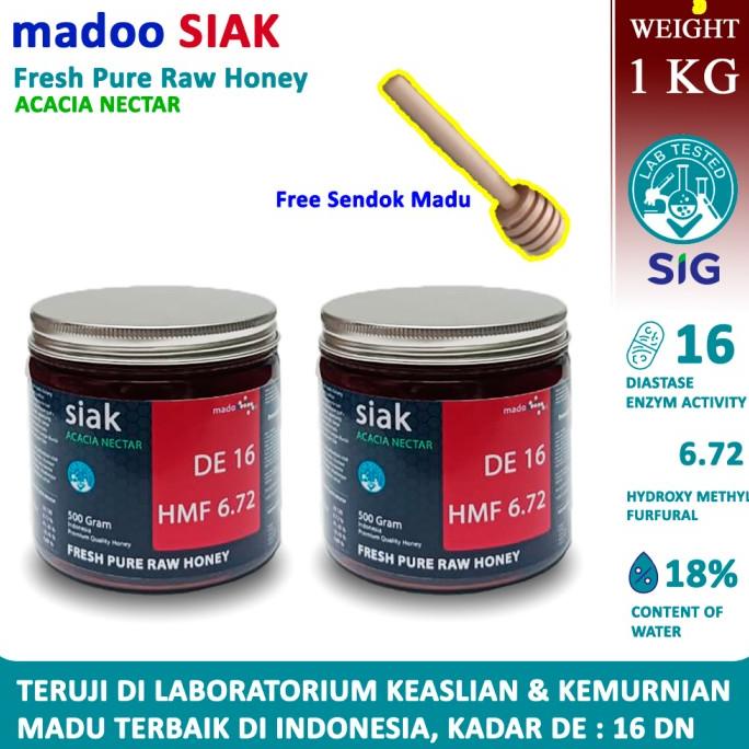 

[COD] 100% MADU ASLI SIAK / PURE RAW HONEY (FRESH) - GRADE A - 1 Kg [COD]