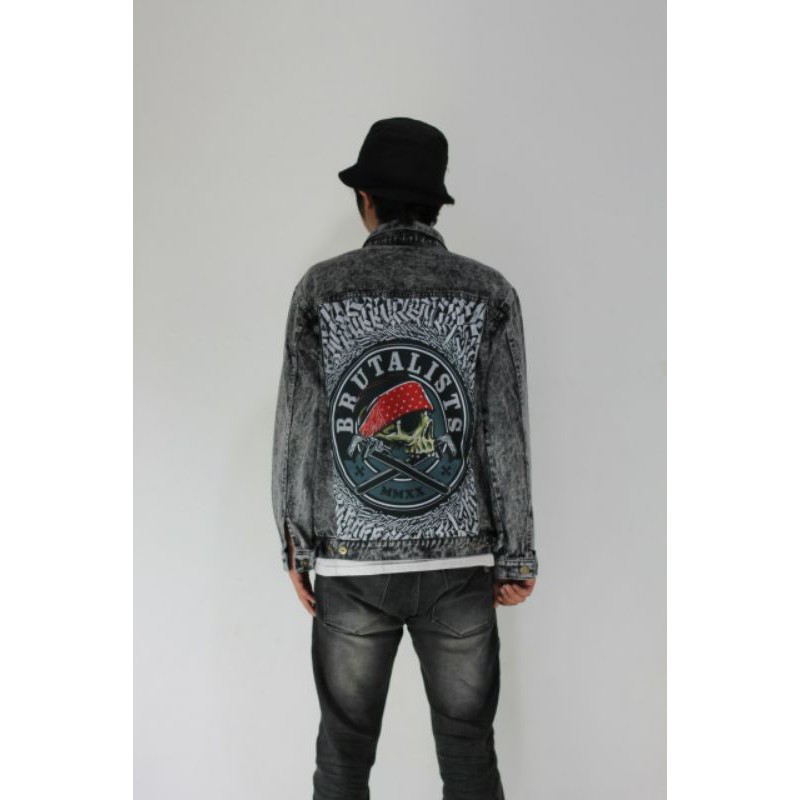jaket Jeans Denim Brutalist ok