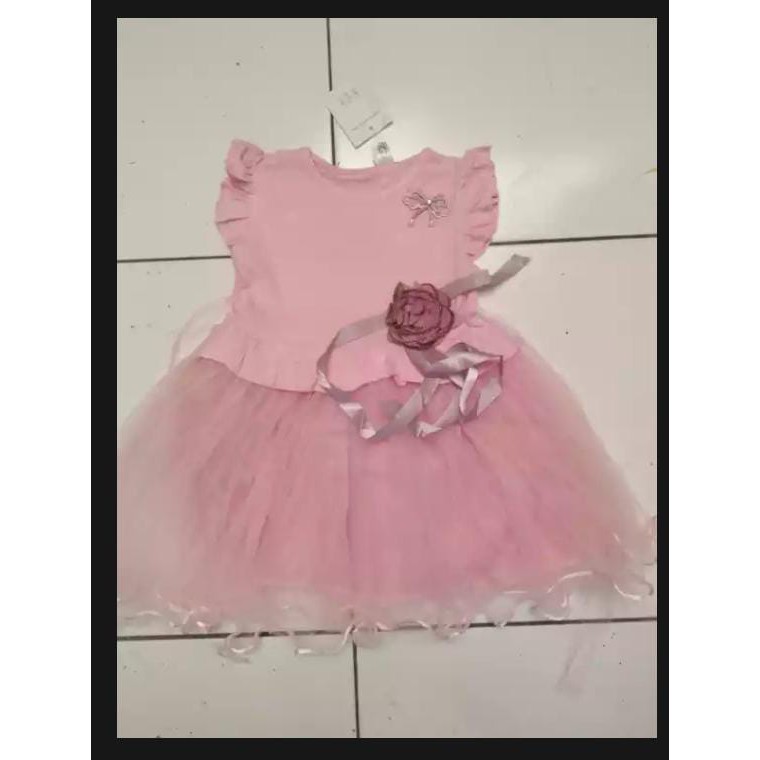 8881# dress anak pesta/baju anak dres fashion terbaru import