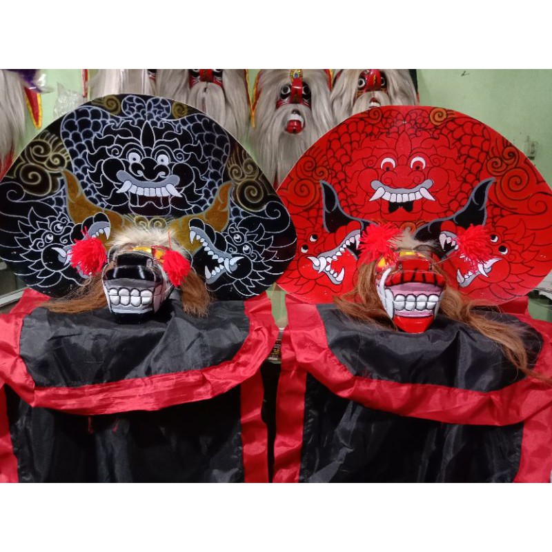 Barongan model casper( SD ), Barongan murah, Barongan anak, Jaranan, Pecut,Celeng