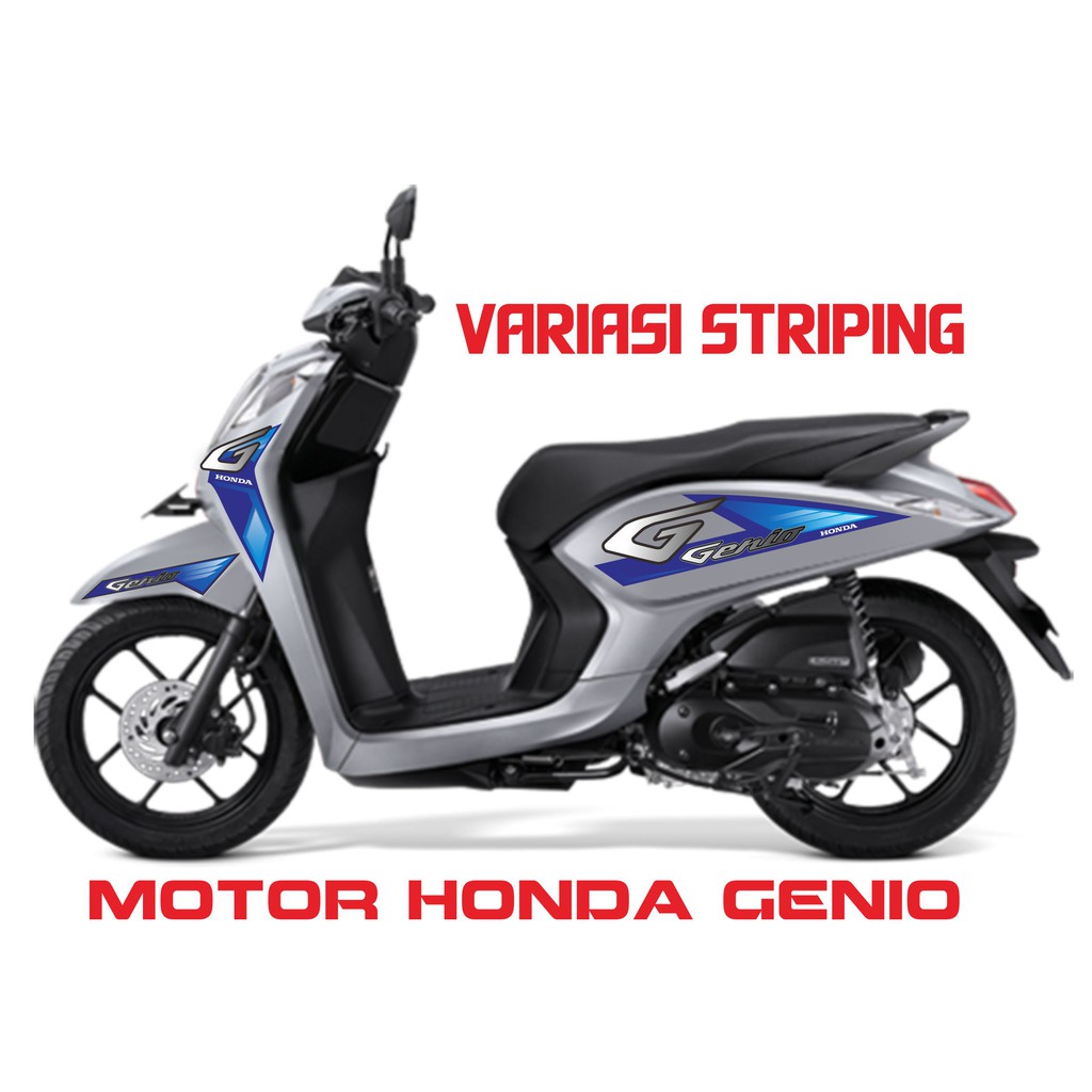 STRIPING VARIASI GENIO MOTOR HONDA GENIO VARIASI STRIPING GENIO VARIASI STICKER