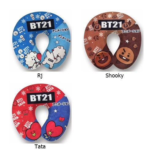 Bantal Leher BTS BT21 UnOfficial, Bahan Yelvo Halus Berkualitas