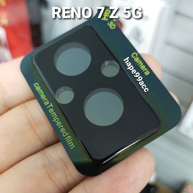 Reno 7 Z 5G Reno 7 5G tempered glass camera anti gores kamera 3D Black