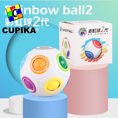 Rubik Bola Ball Rainbow Ball Shengshou Diameter 7CM