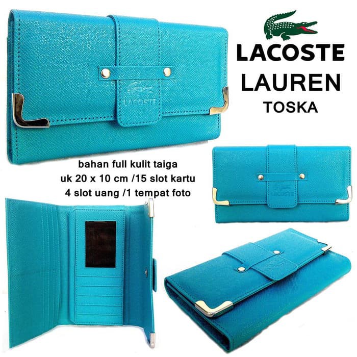 ON SALE DOMPET KULIT WANITA LACOSTE LAUREN KW TOSKA