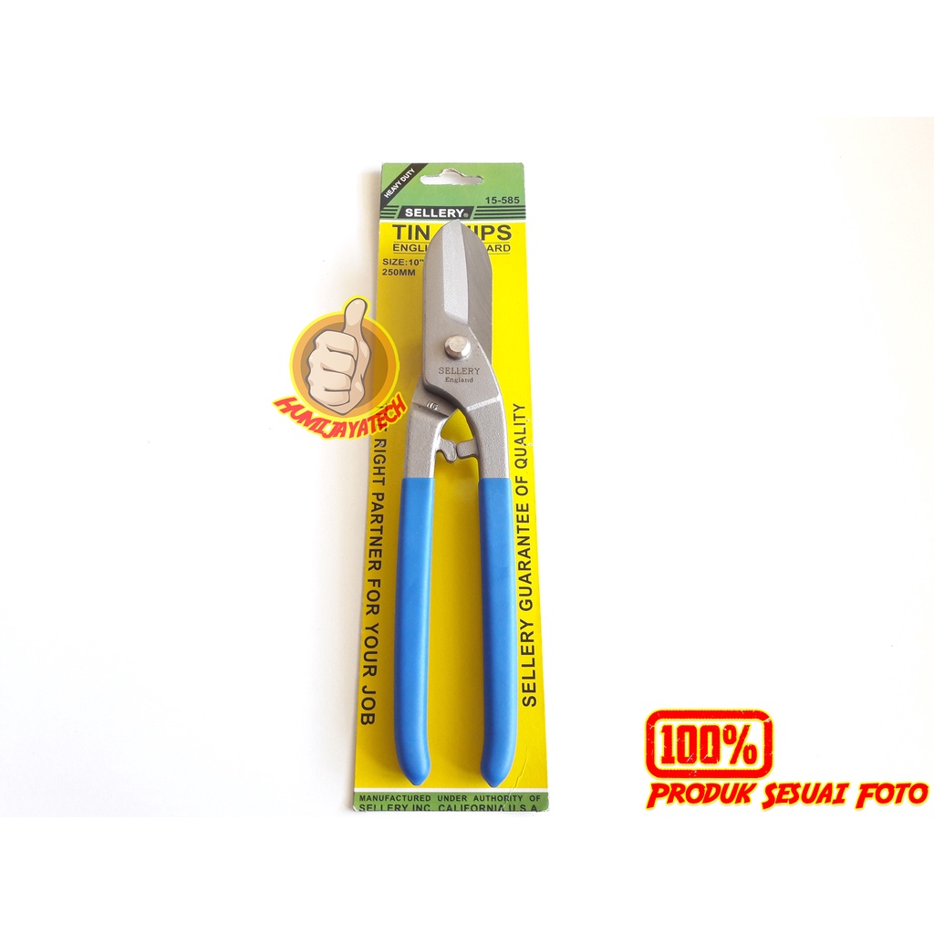 Gunting Seng Sellery 15-585 / Tin Snip Sellery / Gunting Seng Heavy Duty