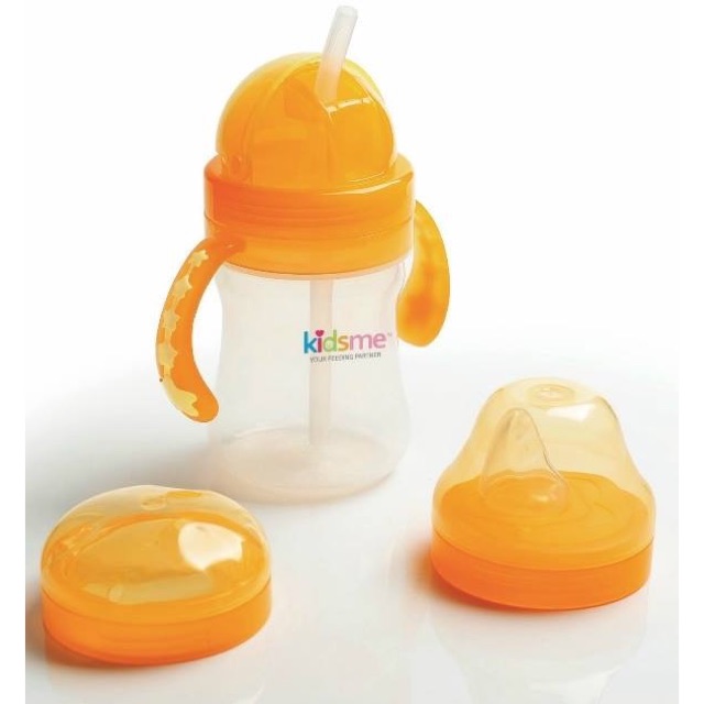 Kidsme 3in1 Training Cup System Baby Training Cup Botol Minum Bayi 3 Step Spout Cup Straw Cup Sippy Cup