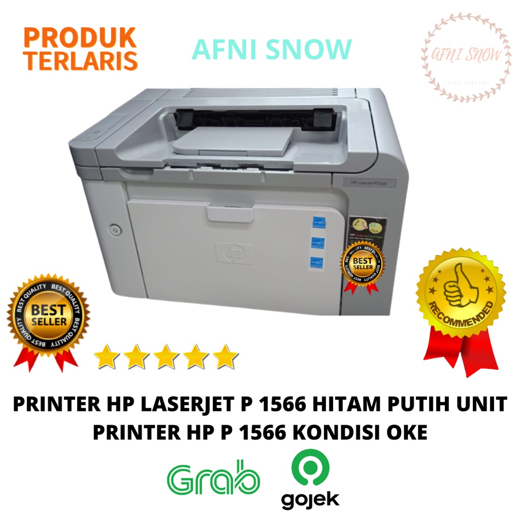 Printer HP LaserJet Pro P1566 unit printer hp p 1566 Siap pakai