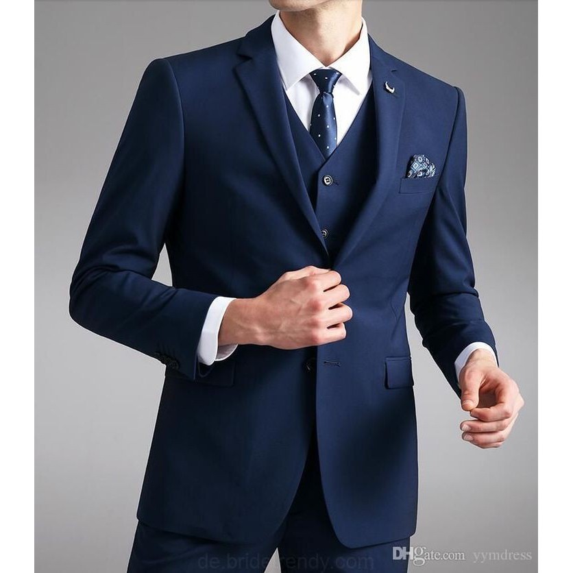 SETELAN BLAZER SLIMFIT PRIA WARNA NAVY ORIGINAL NIKAYU 5IN1 - CALVERT NAVY EXCLUSIVE DESIGN SUIT