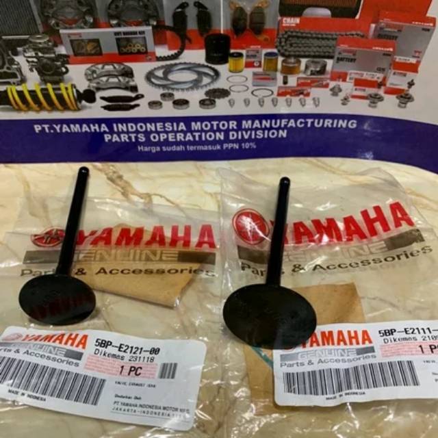 KLEP SET IN EX SCORPIO ASLI ORI YAMAHA