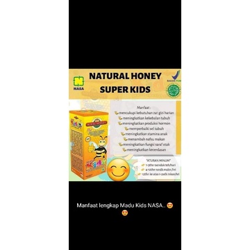 Madu Super Kids herbal Nasa/Penambah Nafsu makan/Mencerdaskan