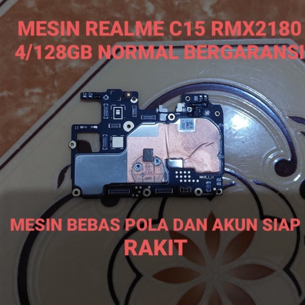 MESIN REALME C15 4-128GB NORMAL RMX2180 NORMAL mesin realme c15 normal mesin realme c15 mediatek