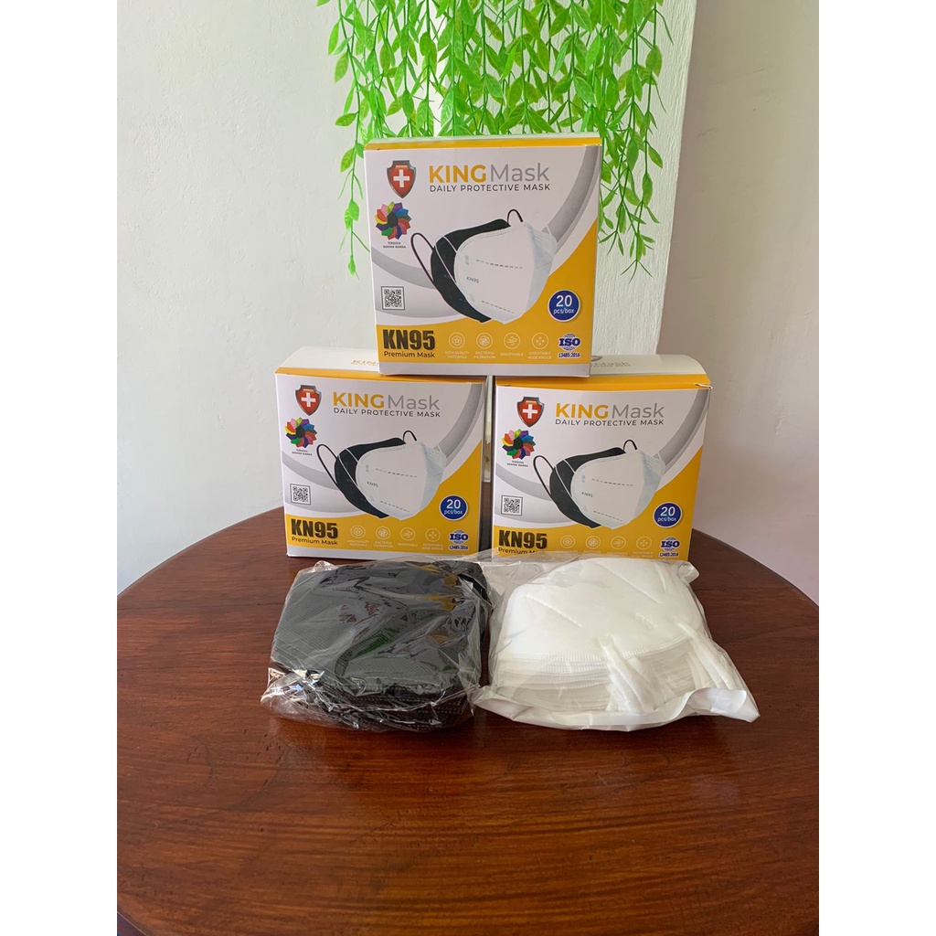 20 PCS MASKER KN95 KING MASK PREMIUM KN 95 IZIN KEMENKES RI N95