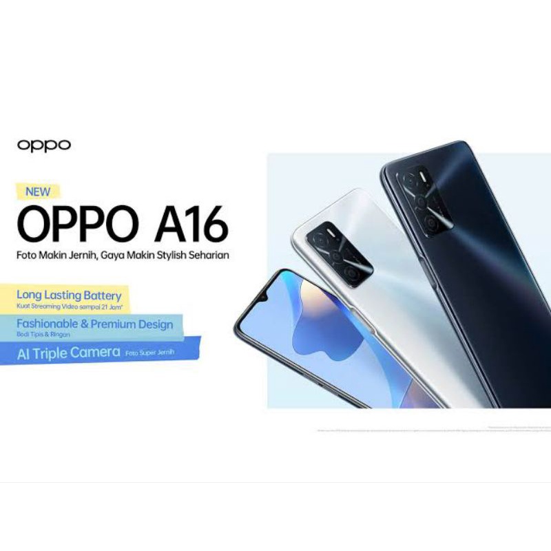 OPPO A16 2022 RAM 4GB/64GB