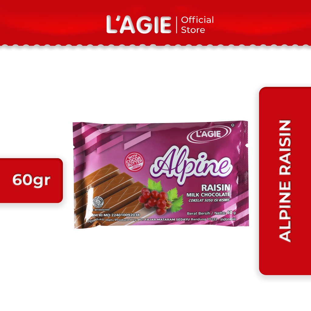 

Lagie Coklat Kismis Alpine Raisin 60gr