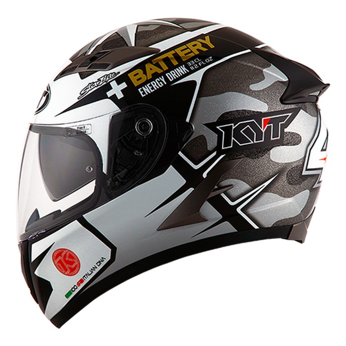 Helm KYT Vendetta 2 Aleix Espargaro Vendeta Full Visor Black White
