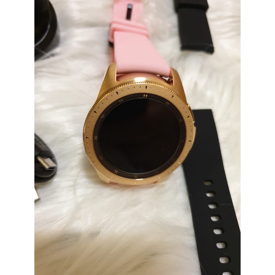 SAMSUNG GALAXY WATCH S4 GOLD 42mm SECOND LIKE NEW MULUS ORIGINAL