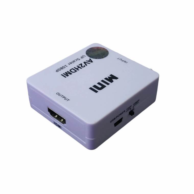 Converter AV RCA To HDMI Adapter Box Mini