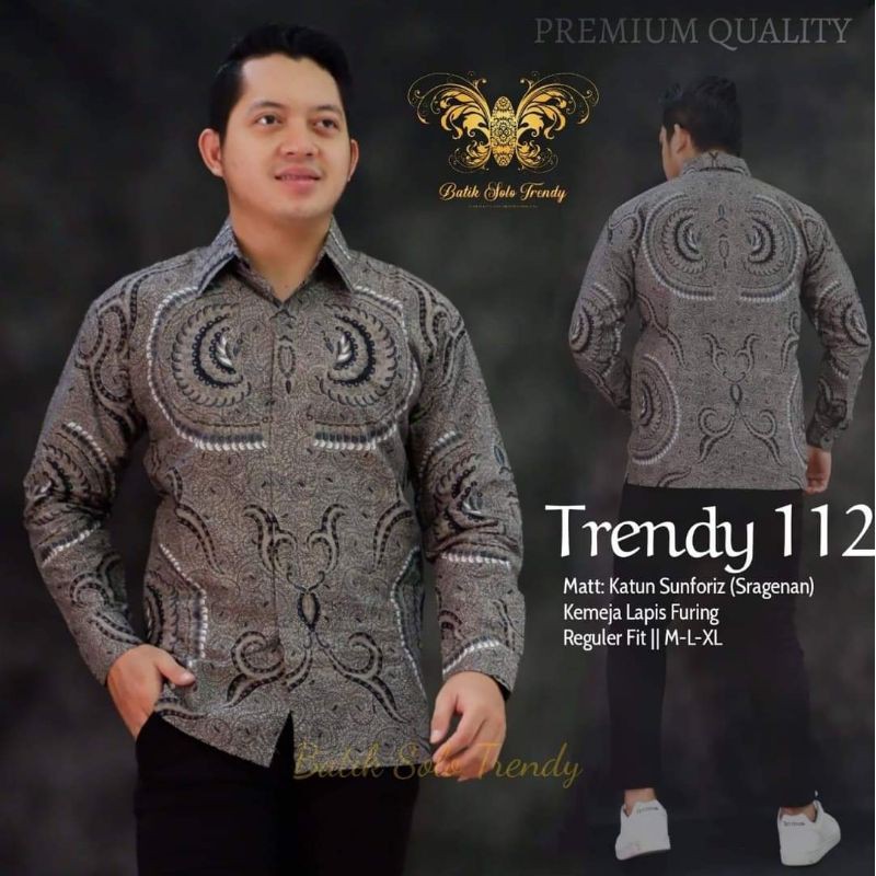 KEMEJA BATIK SOLO TRENDY 112
