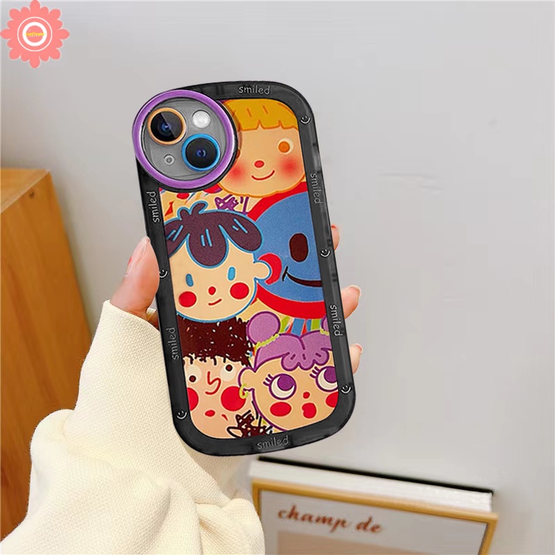 Soft Case TPU Motif Kartun Graffiti Untuk Samsung A50 A32 A50s A30s A13 A03s A51 A52 A22 A12 A53 A33 5G A20s A03 A52s A31 A11 M22 M32