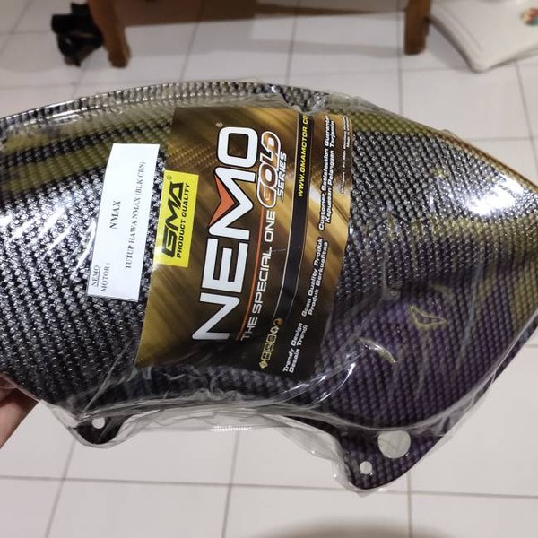 Cover Filter Hawa Carbon Nmax Nemo Tutup Saringan Udara Karbon nmax Variasi Aksesoris Nmax