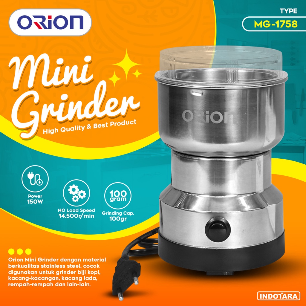 Blender Portable Mixer Elektrik Multi Fungsi Untuk Bumbu Dapur - Orion MG1758