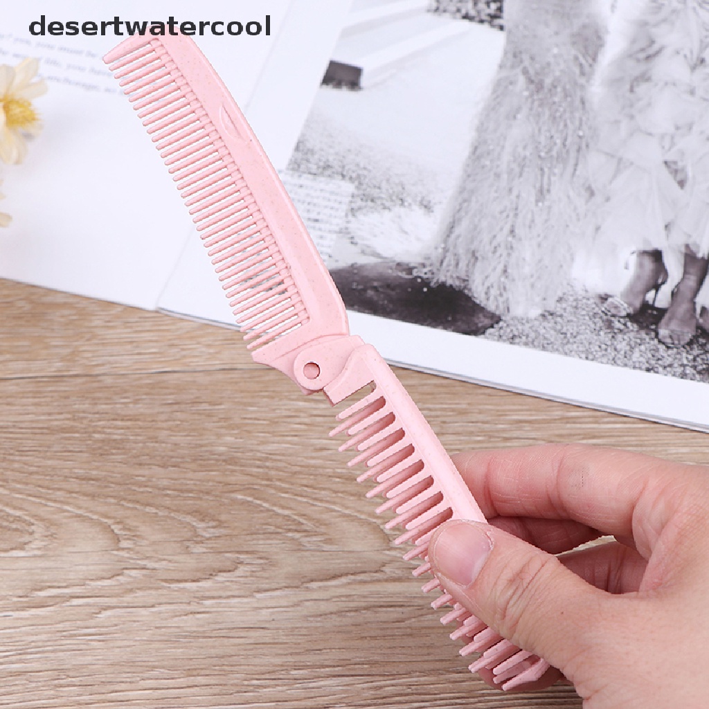 Deid 1pc Sisir Rambut Lipat Anti Statis Portable Untuk Travel