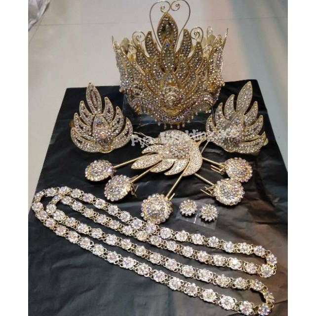 SET SIGER SUNDA GARUDA TEBAL + 5 MENTUL + KALUNG SUNDA