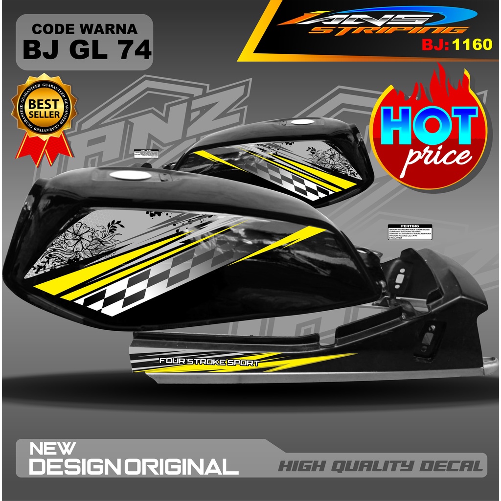 STRIPING GL SERIES CUSTOM / STRIPING GL MAX TERBARU / GL PRO STICKER STRIPING