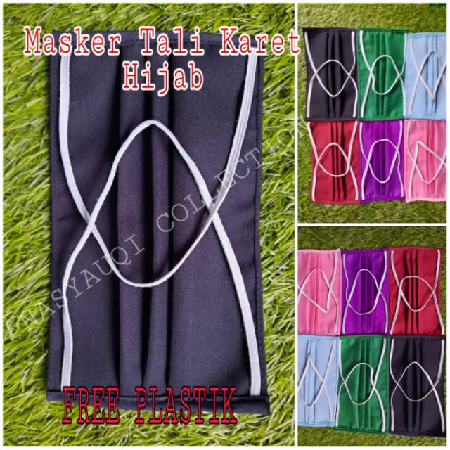 Masker Kain Tali Karet Hijab