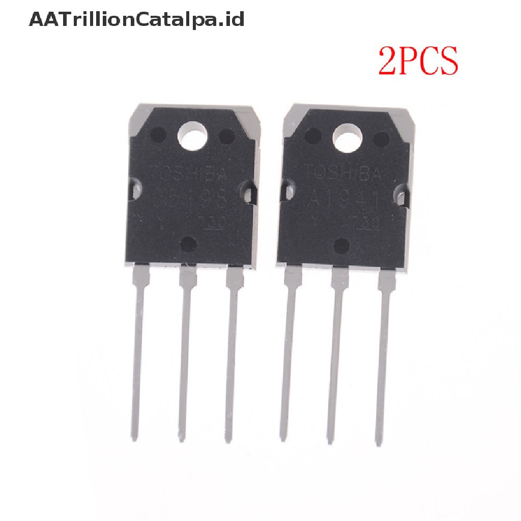(AATrillionCatalpa) 1 Pasang Transistor TOSHIBA 2SA1941 &amp; 2SC5198 A1941 &amp; C5198