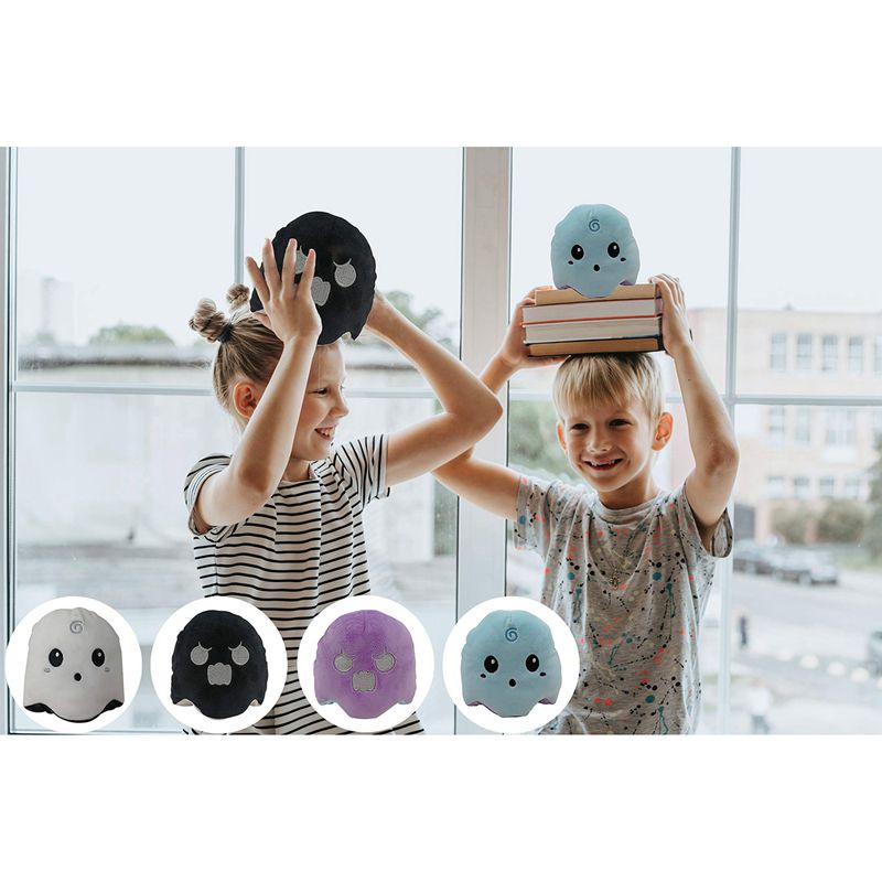 【Ready Stock】Reversible Ghost Plush Plushie Doll Flip Stuffed Toy Halloween Christmas Gift