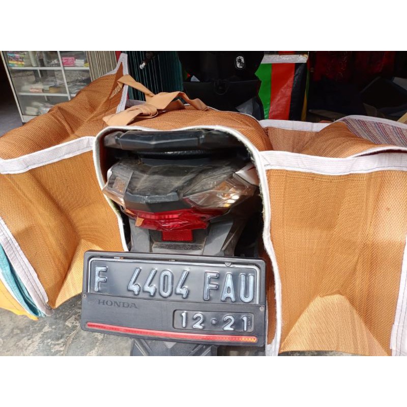 TAS MOTOR/TAS BELANJA/TAS KURIR BAHAN GUJIR/NILON GAK SEREP AIR