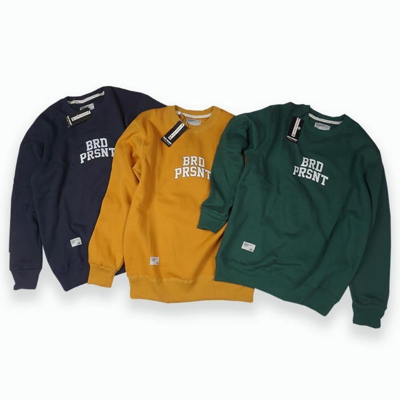 crewneck brd prsnt original/crewneck terbaru/crewneck brand lokal
