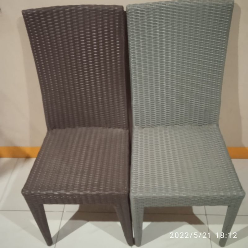 Kursi Rotan Sintetis Rangka Alumunium Type JLS-024/FURNITURE