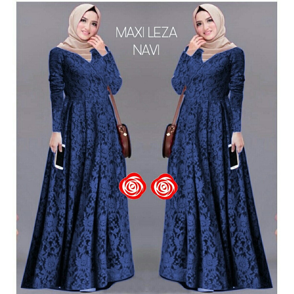 Dress Lizia - Pakaian Wanita - Dress Muslim Wanita Terbaru