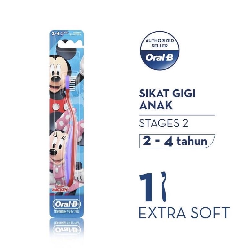 Oral-B Sikat Gigi Anak Bayi Stages 1 / Stages 2