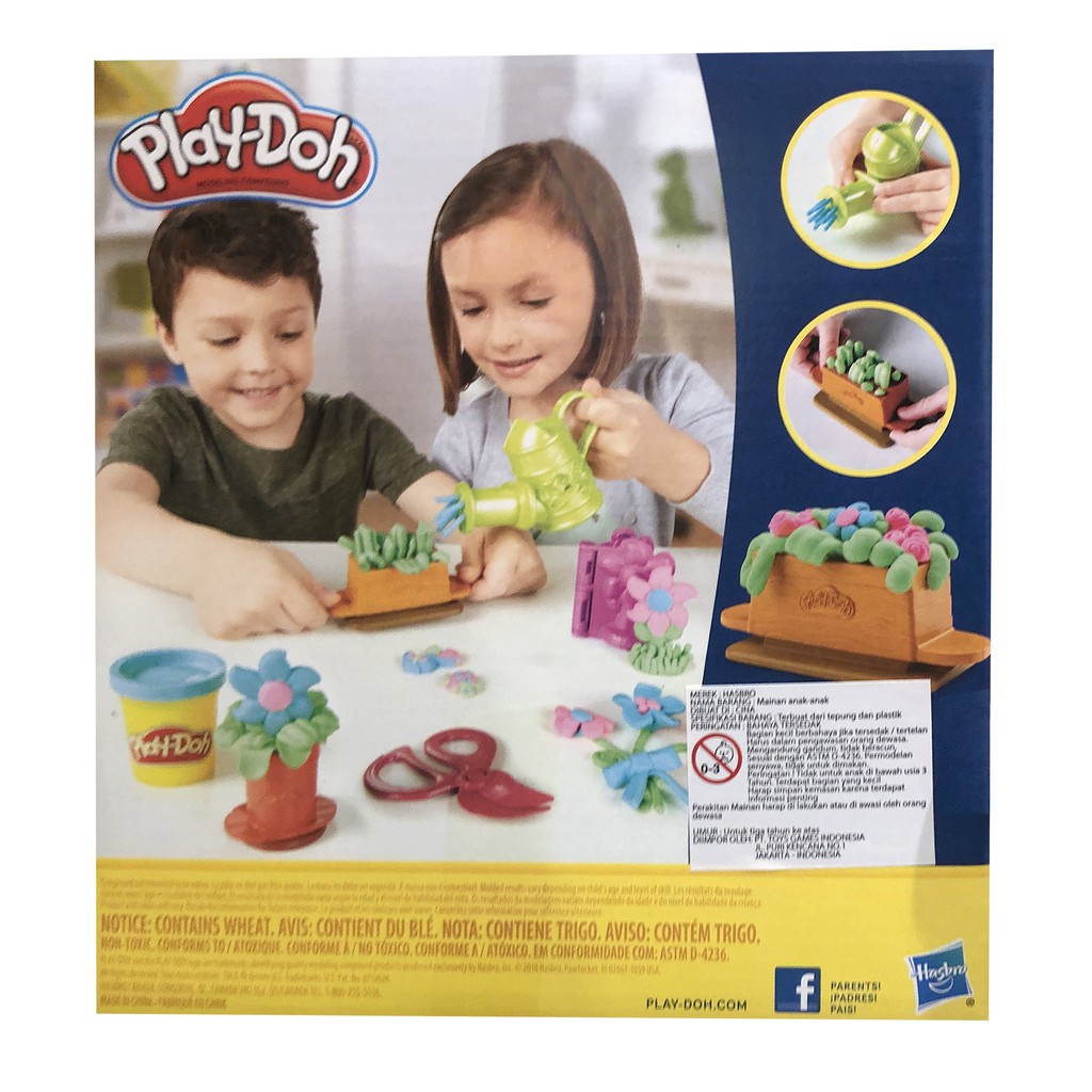 Play-Doh Set Roleplay Tools Mainan Lilin Dengan Cetakan Alat Berkebun Playdoh