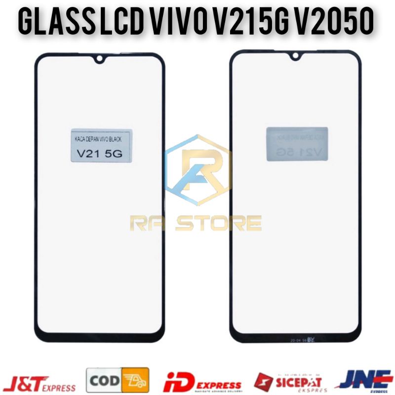 Kaca Lcd Vivo V21 5G V2050 Kaca Depan Kaca Touchscreen Glass Lcd Ts TC Original