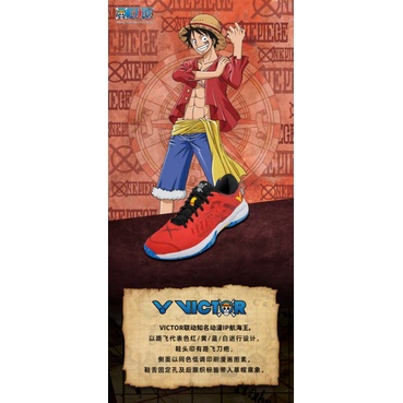 ROAMET Sepatu Badminton Original VICTOR Spesial edition ONE PIECE